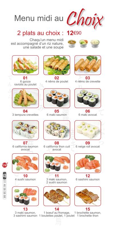 Sushi d'Ivry - Menu Image 1